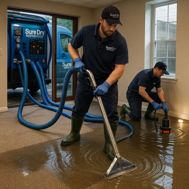 Water Extraction and Removal process in Highland, CA